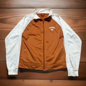 University of Texas UT Longhorns Full Zip Jacket Size Medium Youth Redoak - Picture 1 of 12