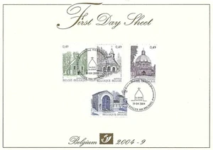 [FDS127] Belgium FDS 2004-9 Architecture First Day Sheet SUPERB - Picture 1 of 1