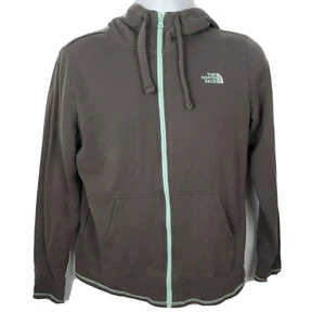The North Face Full Zip Women's Hoodie Size L Gray - Picture 1 of 9