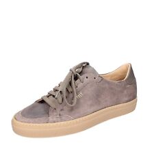 Men's shoes STOKTON 9 (EU 42) sneakers brown suede EY860-42
