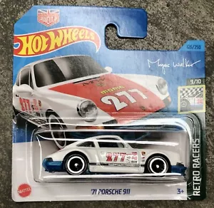 Hot Wheels ‘71 PORSCHE 911 BIANCA URBANOUTLAW 2023 1:64 - Foto 1 di 2