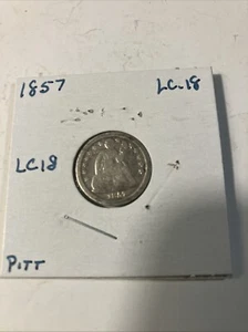 Groschen sitzender Freiheit von 1857 - Bild 1 von 5