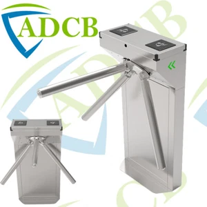 Access Control Vertical Waist High Tripod Turnstile Security Gates Pass Gate - Picture 1 of 1