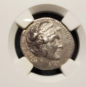 NGC AUTHENTIFIZIERT SEHR FEIN Ptolemäus VI 180-145 v. Chr. AR Didrachm Jahr 109 (154/3bc) - Bild 1 von 4