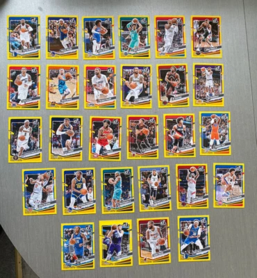 28 LOT 2023-24 Donruss YELLOW FLOOD Brunson Booker Cunningham Curry George ++++ - Изображение 1 из 4