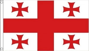 3' x 2' KNIGHTS TEMPLAR FLAG Old Medieval Crusaders Red Cross Masonic Banner - Picture 1 of 1