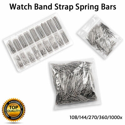 8-25mm Watch Band Strap Spring Bars Stainless Steel Link Pins Repair Tool UK • 4.16€