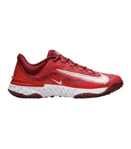 Nike Alpha Huarache Elite 4 Turf Red Baseball Shoes DJ6523-616 Men's Size 13 - Picture 1 of 9