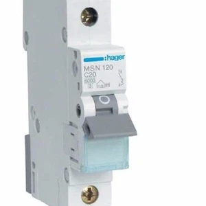 Hager MINIATURE CIRCUIT BREAKER 6kA 230VAC, C-Curve, 1 Pole - 20A, 25A Or 32A - Picture 1 of 4