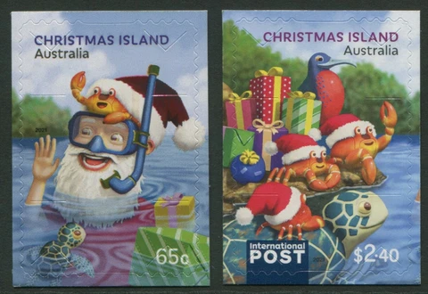 CHRISTMAS 2021 - MINT EX-BOOKLET + EMBELLISHED SHEETLET SELF-ADHESIVES (BL361) Cover