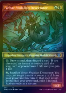 Vohar, Vodalian Desecrator Dominaria United Textured Foil Showcase MTG Uncommon - Picture 1 of 2