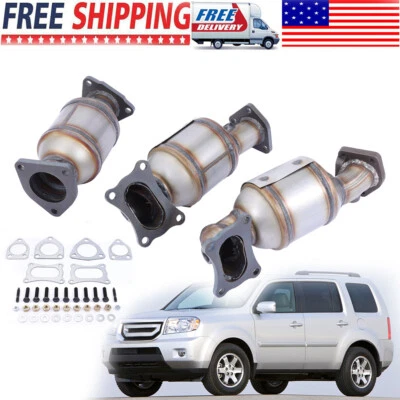 Convertidores catalíticos completos para Honda Pilot 3,5 L 2009-2015 #45131+45132+16447 Foto 1 de 4