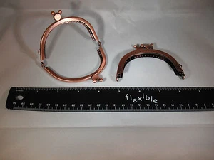 Geldbörsenverschluss - Kupferoptik - Geldbörse selber machen mit Lieblingsmaterial  - Bild 1 von 1