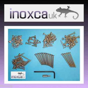 TORX STAINLESS STEEL BUTTON HEAD 100 PIECE SCREW KIT A2 + "L" KEY & HEX BIT TX20 - Picture 1 of 1