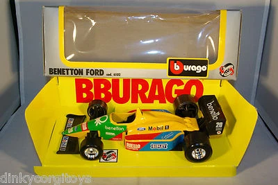 BBURAGO BURAGO 6102 BENETTON FORD RACING CAR COME NUOVA IN SCATOLA RARA RARA ... - Immagine 1 di 4