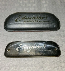 Vintage Hohner Educator 1 (1950’s) Harmonica With Carring Container  - Picture 1 of 8