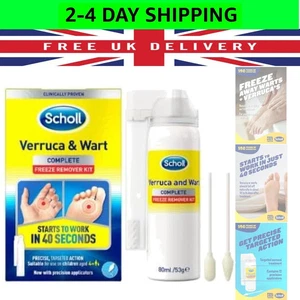 Scholl Freeze Verruca and Wart Remover, 80ml - Picture 1 of 4