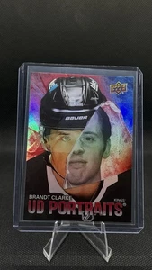 2025-26 Upper Deck Series 1 UD Portraits Red #P-20 Brandt Clarke /199 Kings - Picture 1 of 2