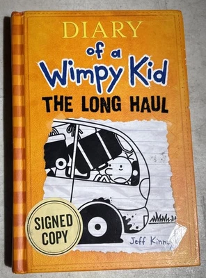 ***SIGNED 1st Printing/Ed*** Jeff Kinney Diary of a Wimpy Kid The Long Haul - Image 1 of 4