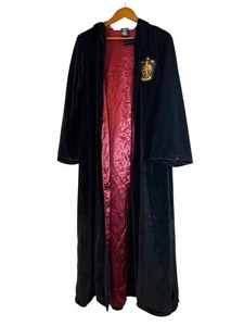 HARRY POTTER Velvet ROBE Wizarding World Hogwarts GRYFFINDOR Robe Cape Cloak - Picture 1 of 12