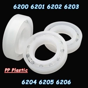 Plastic Deep Groove Ball Bearing Mechanical Power Transmission Bearings 6200 - Picture 1 of 8