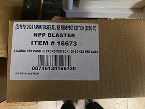 2024 Panini Prospect Baseball Debut Edition Blaster 20 Box Case Factory Sealed - Picture 1 of 2