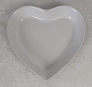 Cerutil Steinzeug Herz Backform Rot & Weiß Portugal 11-3/4" × 11" x 2" - Bild 1 von 10