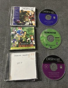Dreamcast Magazine Vol 7 & Vol 8 & Genrator Demo Disc lot - Picture 1 of 2