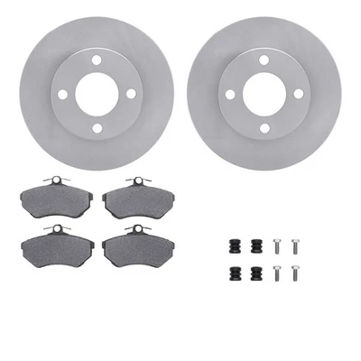 For Audi 90 Quattro 1990-1991 R1 Concepts Front Brake Kit w Optimum Pads - Image 1 of 4