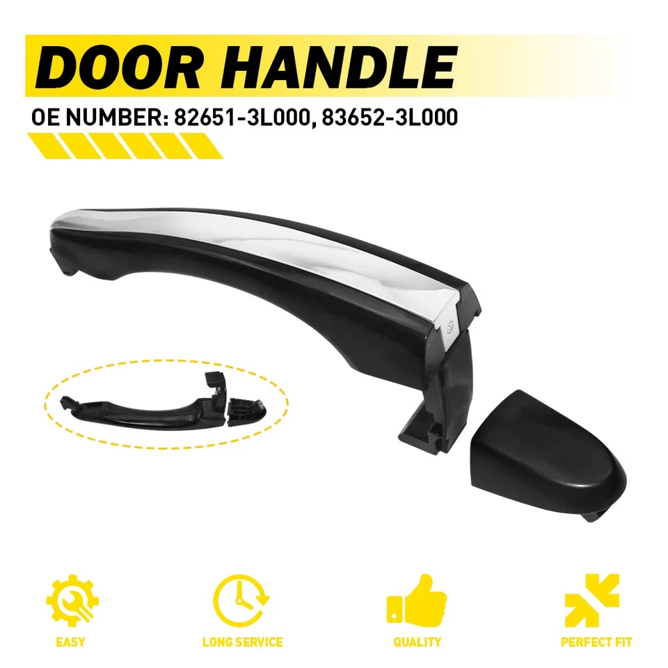 Manija de puerta exterior delantera derecha para Hyundai Azera 2006-2010 2011 Foto 1 de 4