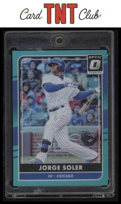 2016 Donruss Optic #98 Jorge Soler Aqua #/299 - Image 1 of 2
