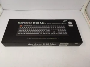 Keychron K10 Max Wireless Mechanical Keyboard - Black - Picture 1 of 5