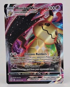 Mimikyu VMAX 069/172 Brilliant Stars Ultra Rare Holo Pokemon Card NM - Picture 1 of 2