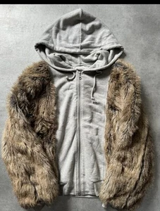 dries van noten Faux Fur Hoodie - Picture 1 of 7