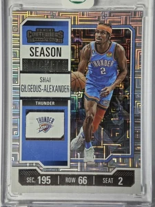 2023-24 Panini Contenders #52 Shai Gilgeous-Alexander Season Ticket Pandora SP - Bild 1 von 2