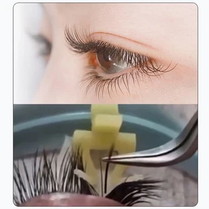 1 Pair Eyelash Separator For Eyelash Extension Efficient Aid Silicone Pads T _pu - Picture 1 of 21