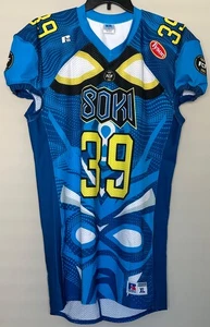 Neu ohne Etikett Fan Controlled Fußball Trikot 39 8OKI Team Herren Größe XL blau Shirt FCF - Bild 1 von 16