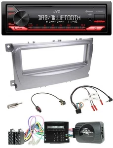 JVC Bluetooth USB DAB Lenkrad Autoradio für Ford Galaxy C-Max Focus Can-Bus 2007 - Bild 1 von 10