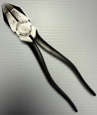 Herramientas Channellock de colección 3048 1/2 alicates de liniero 8-1/2" de largo Meadville PA EE. UU. Foto 1 de 4