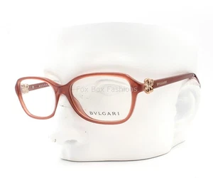Bvlgari BV4072-B 5265 Anteojos Marrón Rubor Cobre Flores 54-16-140 - Imagen 1 de 7