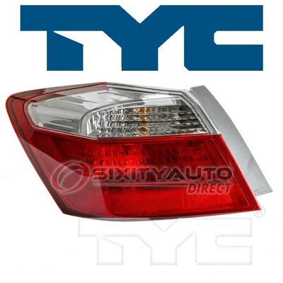 TYC Left Outer Tail Light Lens for 2013-2015 Honda Accord Electrical rm Foto 1 de 4
