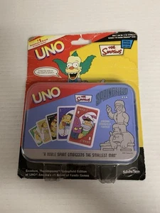 The Simpsons UNO Springfield Exclusive Special Edition Tin 2005 FACTORY SEALED - Picture 1 of 5