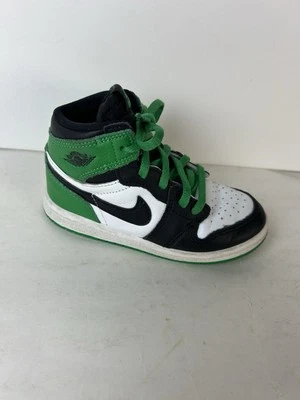 Nike Air Jordan 1 Retro Alto OG TD Verde de la Suerte FD1413-031 Niño Pequeño Talla 9C Foto 1 de 4
