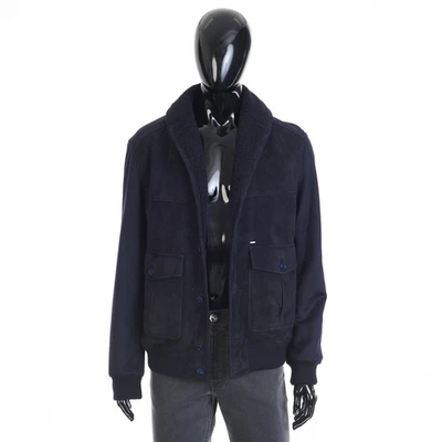STEFANO RICCI 9600$ Cashmere Blouson Jacket - Lacon Shearling Shawl Collar - Image 1 of 4