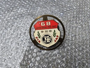 JAF Emblem Badge JDM Original in1960 rare item japan automobile federation - Picture 1 of 9