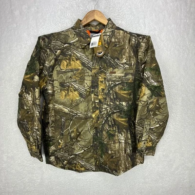 Camisa Carhartt Wexford Lona Camuflada Manga Larga Jac Hombres Mediana 101462 977 Nueva con Etiquetas Nos Foto 1 de 4