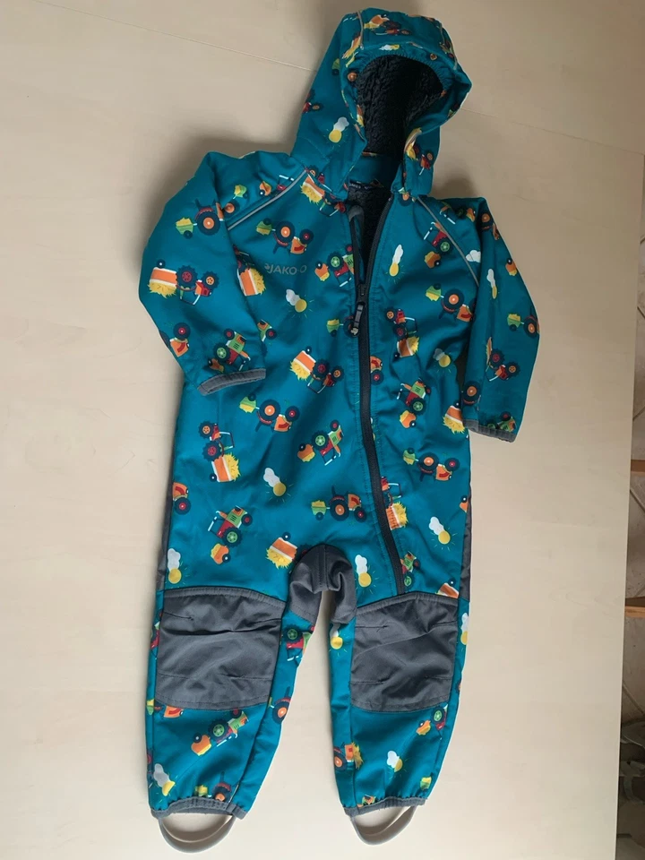 Jako-o  kuschliger Softshellanzug   80/86 gefütterter Overall  - neuwertig - Bild 1 von 4
