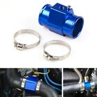 Universal Car Blue 40mm Water Temp Gauge Joint Pipe Radiator Sensor Adapter