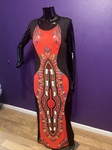 African Print Dress Sm/Md - Picture 1 of 6