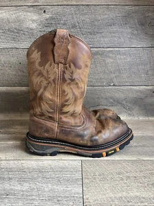 Stivali da lavoro Cody James 11" Decimator punta acciaio marrone uomo taglia 9,5 D - Foto 1 di 20